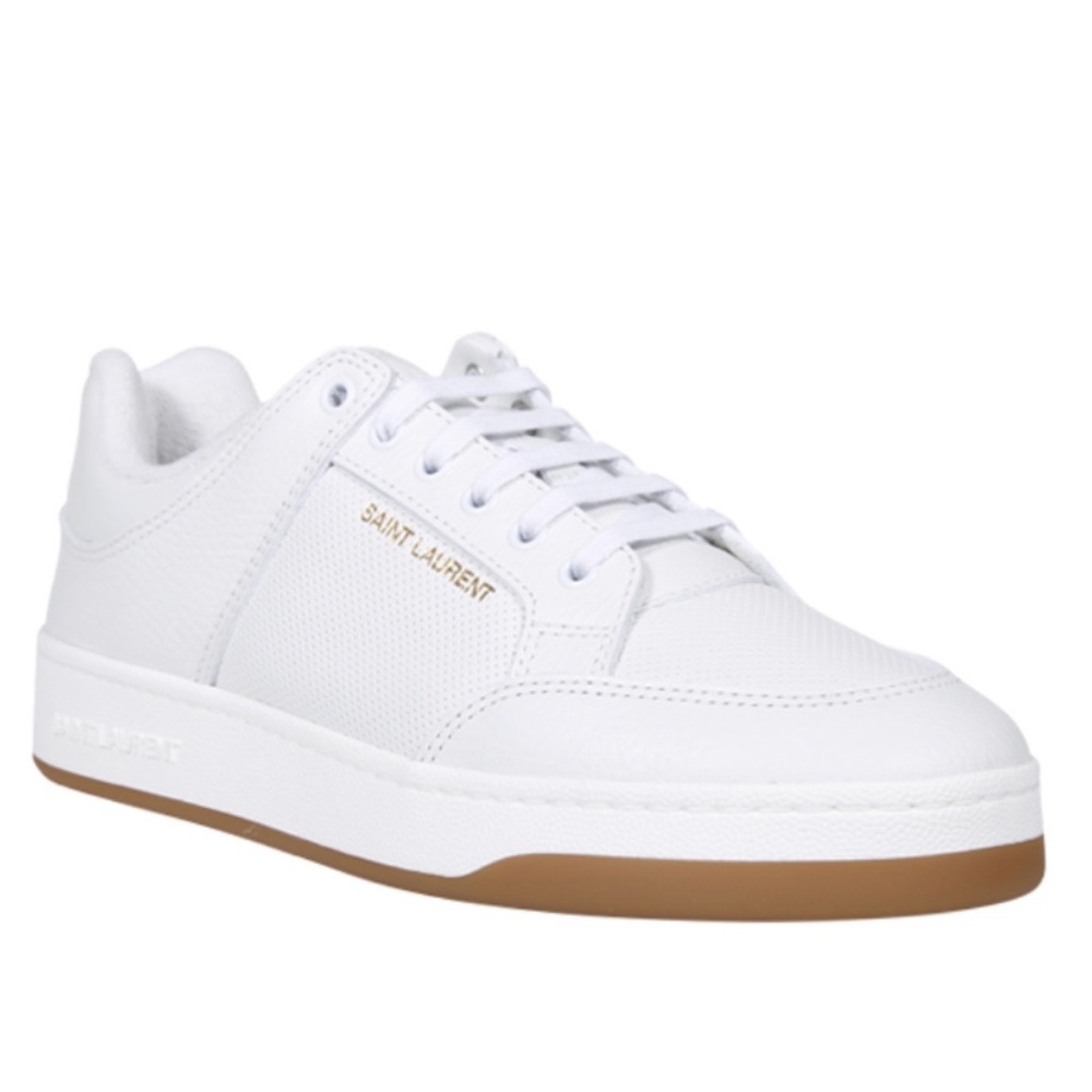 Saint Laurent SI/61 White and Gold Sneakers size 39